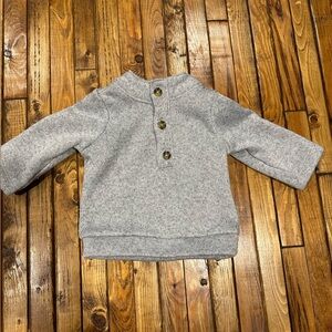 Carter's Heather Gray Kids Sweater with Buttons